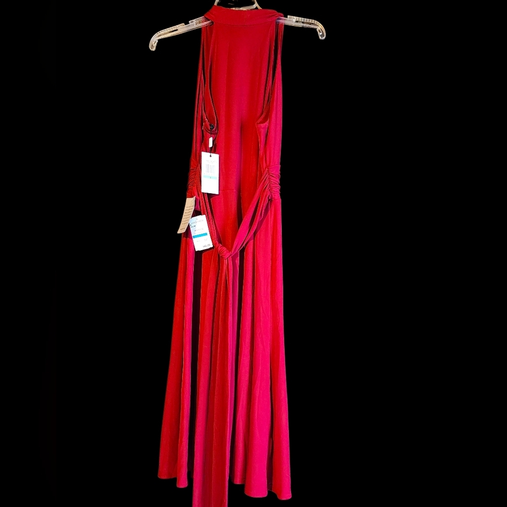 NWT Calvin Klein Bright Red Women's Size 8 DRESS - Picture 2 of 5